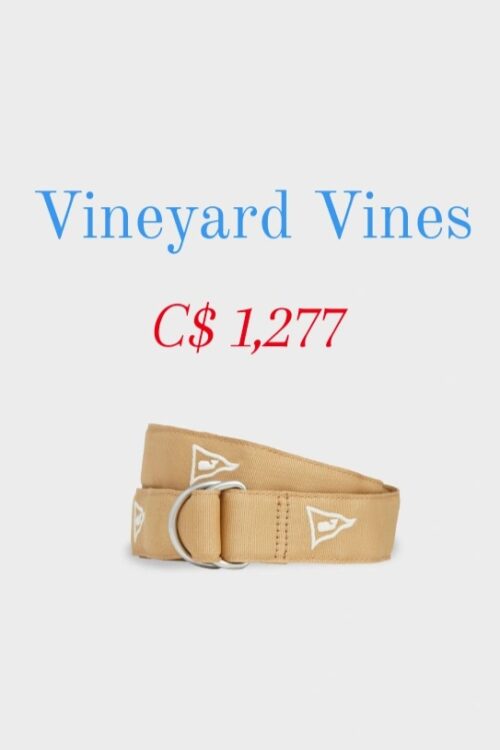 Vineyard Vines Whale Flag Belt – venta final no devolucion.