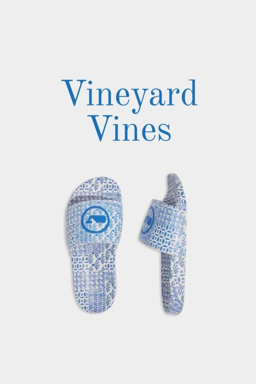 Vineyard Vines Patchwork Pool Slide – venta final no devolucion.