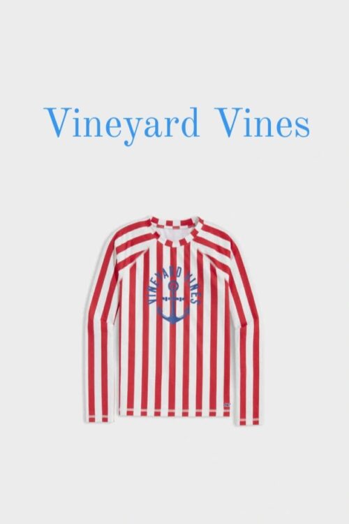 Vineyard Vines Raglan Rashguard – venta final no devolucion.