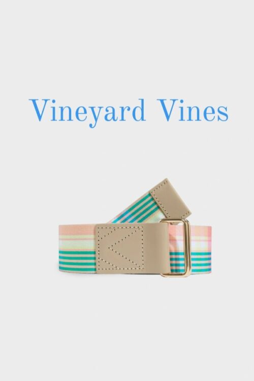 Vineyard Vines Punch Plaid Belt – venta final no devolucion.