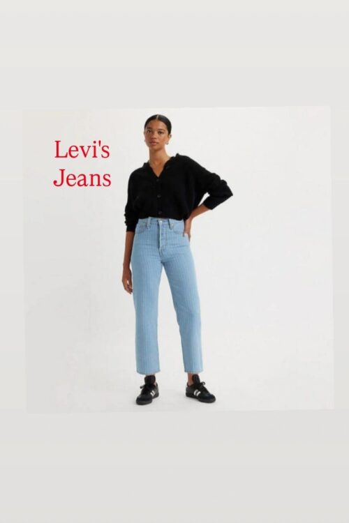Levi’s Ribcage Straight Ankle Jeans – venta final no devolucion.