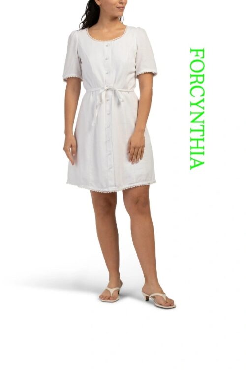 Forcynthia Linen Blend Dress – ENVIO GRATIS CARGOTRANS.