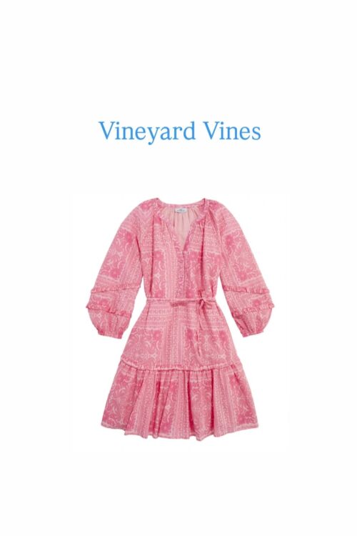 Vineyrd Vines Cora Tile Ruffle Dress – ENVIO GRATIS